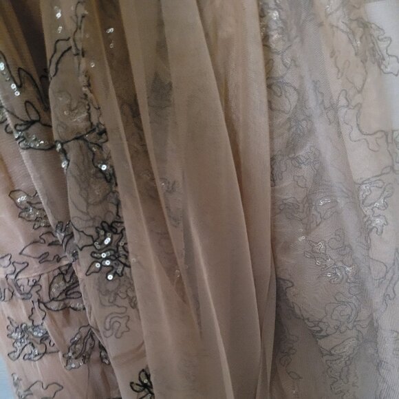 Anthropologie Dress Size Small Long Maeve Pink and Black - Picture 9 of 12